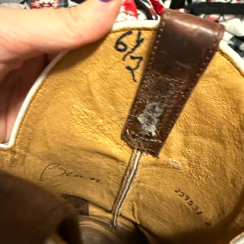 Macie Bean Brown and White Women's Western Boots - Picture 3 of 6